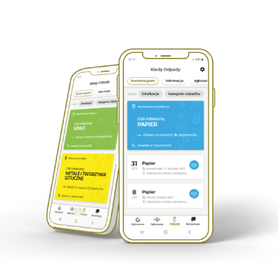 zdjęcie aplikacji kiedy odpady